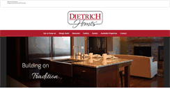 Desktop Screenshot of dietrichhomes.com